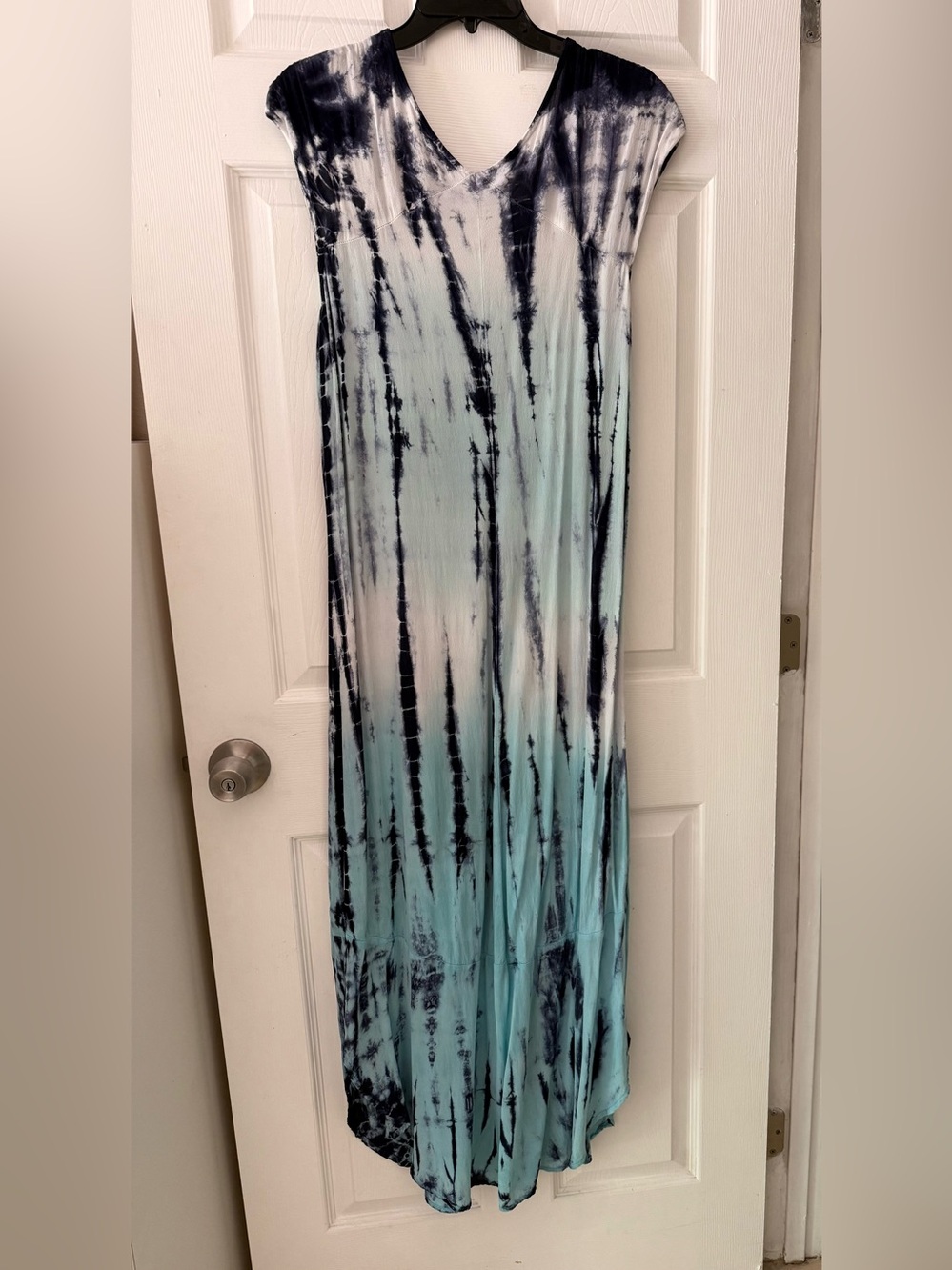 XCVI Mindset Tie Dye Print Maxi Dress Lagenlook size L - Picture 3 of 9